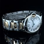 Cartier Ballon Bleu 28mm 3009 (2012) - White dial 28 mm Gold/Steel case (3/8)