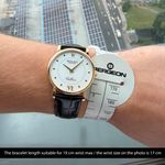 Rolex Cellini Time 5115 (2008) - White dial 32 mm Yellow Gold case (2/8)