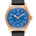 Oris Big Crown 01 754 7741 3185-Set (2023) - Blue dial 40 mm Bronze case (2/3)