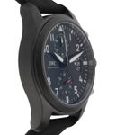 IWC Pilot Chronograph Top Gun IW388007 (Onbekend (willekeurig serienummer)) - Zwart wijzerplaat 46mm Keramiek (7/8)