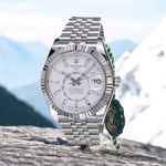 Rolex Sky-Dweller 326934 (2021) - Wit wijzerplaat 42mm Staal (1/6)