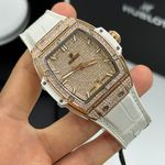 Hublot Spirit of Big Bang 665.OE.9010.LR.1604 (2024) - Goud wijzerplaat 39mm Roségoud (7/7)