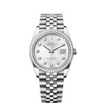 Rolex Datejust 36 126284RBR (2024) - Parelmoer wijzerplaat 36mm Staal (1/8)