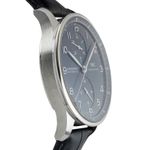 IWC Portuguese Chronograph IW371447 (Unknown (random serial)) - Black dial 41 mm Steel case (7/8)