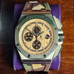 Audemars Piguet Royal Oak Offshore 26400SO.OO.A054CA.01 (2021) - Geel wijzerplaat 44mm Staal (1/5)