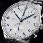 IWC Portuguese Chronograph IW371617 (2025) - Silver dial 41 mm Steel case (3/7)