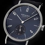 NOMOS Tangente Neomatik 190 (2024) - Blauw wijzerplaat 35mm Staal (3/7)