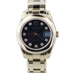 Rolex Datejust 31 81208 (2015) - Black dial 34 mm Yellow Gold case (1/1)