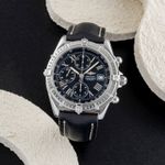 Breitling Crosswind Chronograph A13055 (1998) - 43mm Staal (1/8)