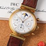 IWC Da Vinci IW3750 (1989) - Wit wijzerplaat 39mm Geelgoud (2/8)
