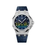 Audemars Piguet Royal Oak Offshore 77600TI.OO.A343CA.01 (2023) - Blue dial 37 mm Titanium case (1/6)