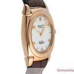 Rolex Cellini 5320 (1999) - Silver dial 32 mm Red Gold case (7/8)