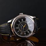 Patek Philippe Calatrava 6007G-001 (2023) - Black dial 40 mm White Gold case (1/8)
