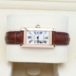 Cartier Tank Américaine W2607456 (2017) - Silver dial 35 mm Rose Gold case (5/8)