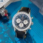 Breitling Navitimer 1 B01 Chronograph AB0138211B1P1 (2020) - Zwart wijzerplaat 43mm Staal (1/8)