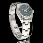 Rolex Oyster Perpetual Lady Date 69240 (1996) - Blue dial 26 mm Steel case (5/7)