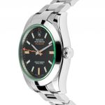 Rolex Milgauss 116400GV (2007) - Black dial 40 mm Steel case (4/8)