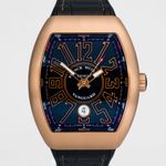 Franck Muller Vanguard V 41 SC DT 5N YACHT BL (2025) - Blue dial Rose Gold case (1/5)