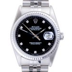 Rolex Datejust 36 16234 (1995) - Black dial 36 mm Steel case (3/8)