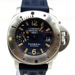 Panerai Luminor Submersible PAM00087 (2005) - Blauw wijzerplaat 44mm Staal (1/5)