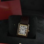 Cartier Tank Solo W5200004 (2013) - Silver dial 35 mm Yellow Gold case (6/6)