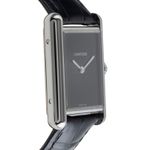 Cartier Tank WSTA0072 (Unknown (random serial)) - Black dial 34 mm Steel case (7/8)