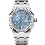 Audemars Piguet Royal Oak Selfwinding 15551ST.ZZ.1356ST.01 (2024) - Blauw wijzerplaat 37mm Staal (1/6)