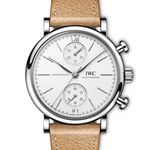 IWC Portofino Chronograph IW391502 (2024) - Zilver wijzerplaat 39mm Staal (1/1)