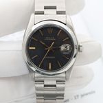 Rolex Oyster Precision 6694 (Unknown (random serial)) - Black dial 34 mm Steel case (3/8)