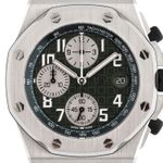 Audemars Piguet Royal Oak Offshore 26238TI.OO.A056CA.01 (2021) - Green dial 42 mm Titanium case (2/8)