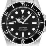 Rolex Submariner No Date 114060 (2010) - Black dial 40 mm Steel case (1/8)