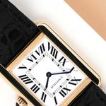 Cartier Tank Solo W5200002 (2020) - Zilver wijzerplaat 31mm Geelgoud (4/8)