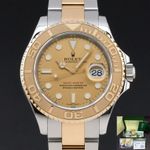 Rolex Yacht-Master 40 16623 (2011) - Champagne dial 40 mm Gold/Steel case (1/8)