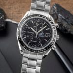 Omega Speedmaster Date 3210.50.00 (Onbekend (willekeurig serienummer)) - Zwart wijzerplaat 40mm Staal (3/8)