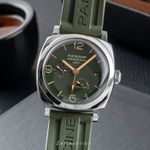 Panerai Radiomir GMT PAM00999 (Onbekend (willekeurig serienummer)) - Groen wijzerplaat 45mm Staal (1/8)