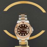Rolex Yacht-Master 37 268621 (2017) - Brown dial 37 mm Gold/Steel case (1/7)