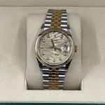 Rolex Datejust 36 126203 (2024) - Gold dial 36 mm Steel case (5/8)