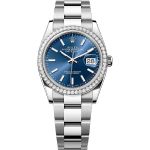 Rolex Datejust 36 126284RBR (2025) - Blauw wijzerplaat 36mm Staal (1/1)