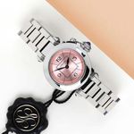 Cartier Pasha W3140008 (2010) - Pink dial 27 mm Steel case (1/8)