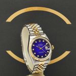 Rolex Datejust 36 16233 (1993) - Blue dial 36 mm Gold/Steel case (3/7)