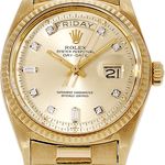 Rolex Day-Date 1803 (Unknown (random serial)) - Champagne dial 36 mm Yellow Gold case (2/3)