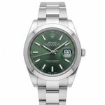 Rolex Datejust 41 126300 (Unknown (random serial)) - Green dial 41 mm Steel case (1/5)