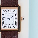 Cartier Tank Solo W5200025 (2019) - Silver dial 35 mm Rose Gold case (5/8)