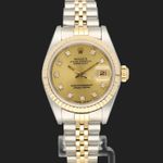 Rolex Lady-Datejust 69173 (1987) - Champagne dial 26 mm Gold/Steel case (2/8)
