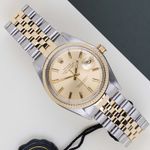 Rolex Datejust 1601 (1971) - Champagne dial 36 mm Gold/Steel case (1/7)