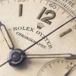 Rolex Chronograph 3525 (1946) - Wit wijzerplaat 35mm Staal (2/8)