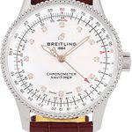 Breitling Navitimer A17395211A1P2 (2024) - White dial 35 mm Steel case (2/5)
