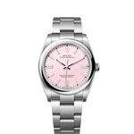 Rolex Oyster Perpetual 36 126000 (2024) - Roze wijzerplaat 36mm Staal (1/8)