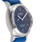 Panerai Luminor Marina PAM01313 (Onbekend (willekeurig serienummer)) - Blauw wijzerplaat 44mm Staal (7/8)