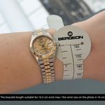 Rolex Lady-Datejust 69179 (1988) - Champagne dial 26 mm White Gold case (2/8)